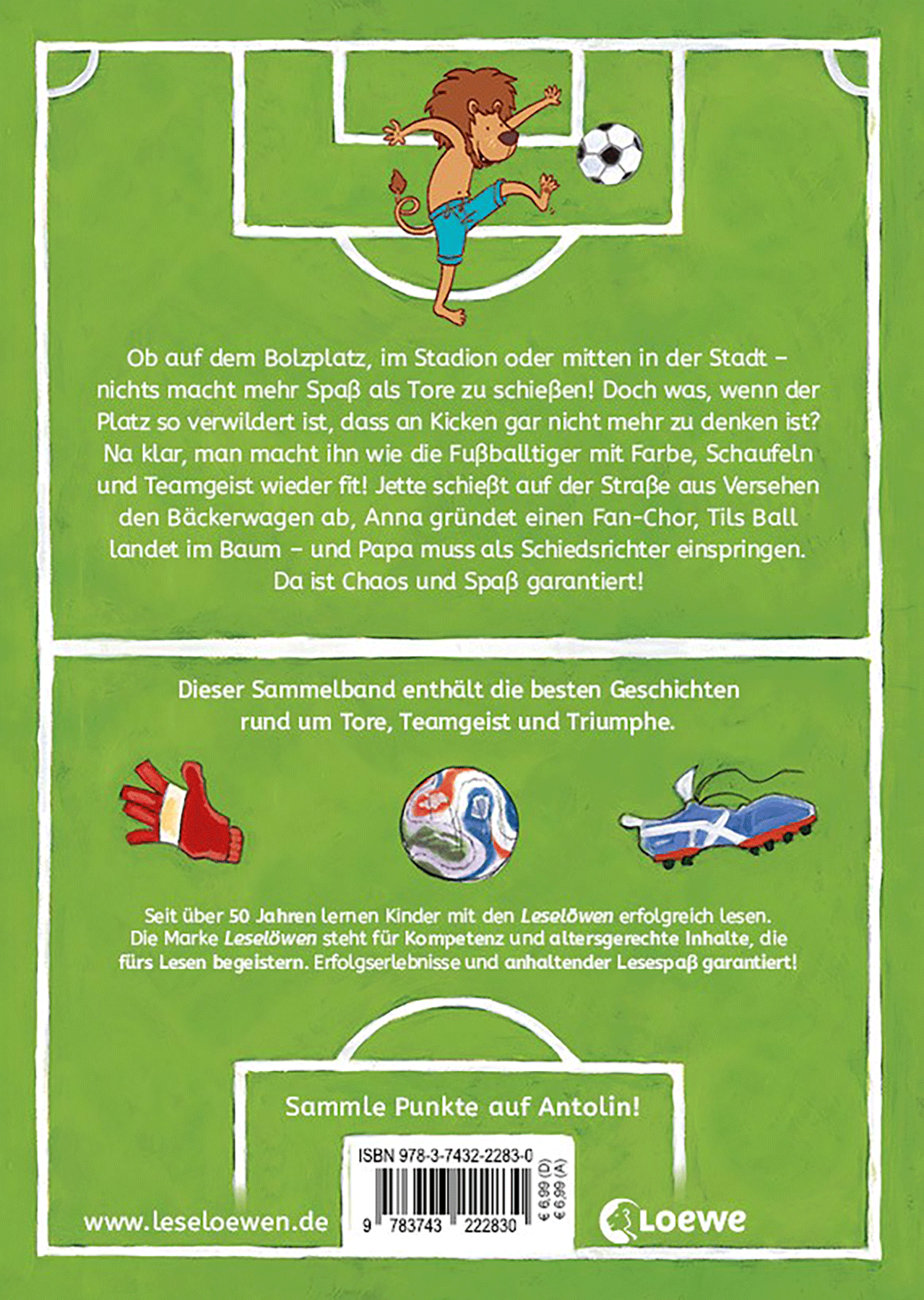 Die besten Leselöwen-Fußballgeschichten zum Lesenlernen 9783743222830_01