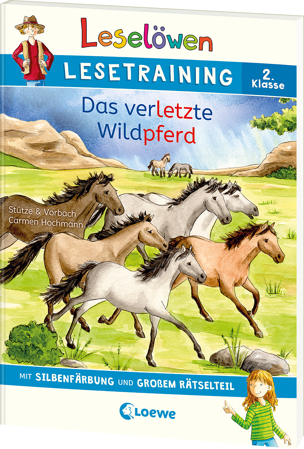 Leselöwen Lesetraining 2. Klasse - Das verletzte Wildpferd 9783743210622