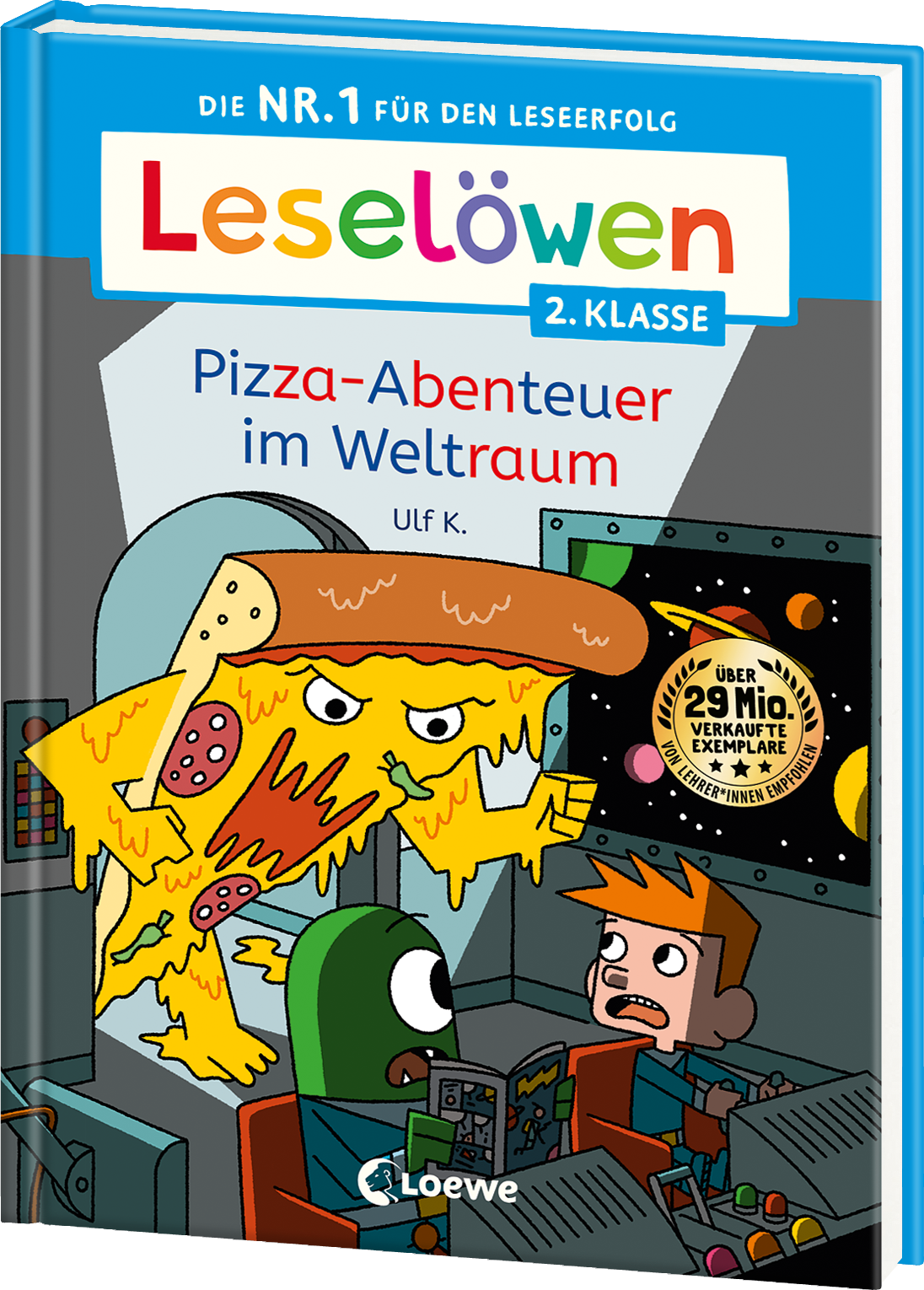 Leselöwen 2. Klasse - Pizza-Abenteuer im Weltraum 9783743214491