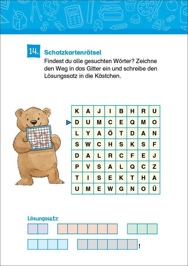 66 Kreuzworträtsel für Leseprofis - 2. Klasse (Rot) 9783743212411_4
