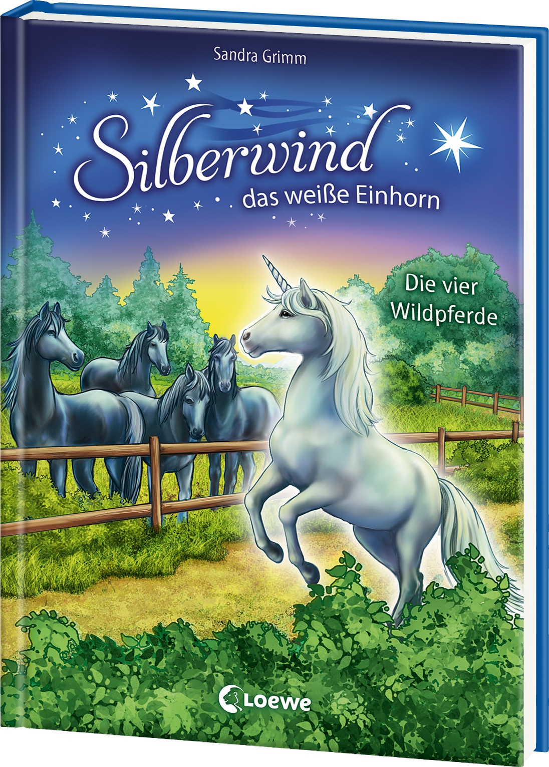 Silberwind, das weiße Einhorn (Band 3) - Die vier Wildpferde