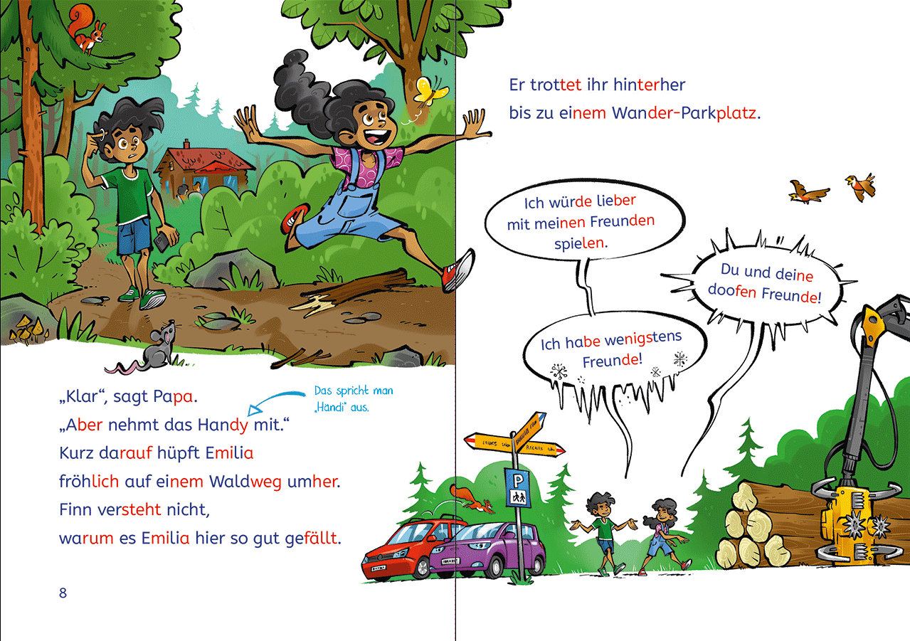 Leselöwen 2. Klasse - Das Versteck der Bankräuber 9783743220720_12