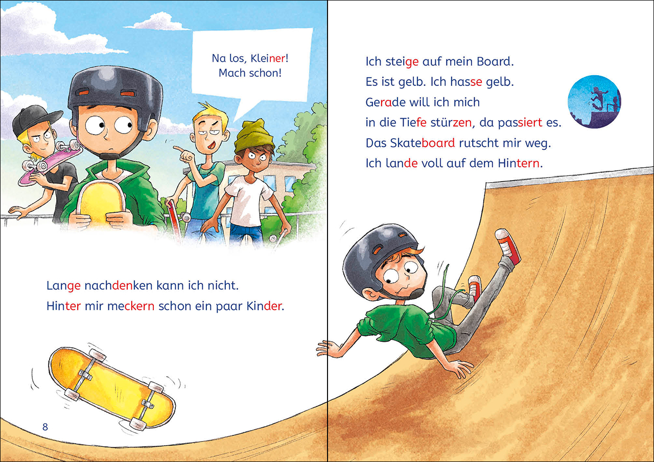 Leselöwen 2. Klasse -  Das geheimnisvolle Skateboard 9783743215054_6