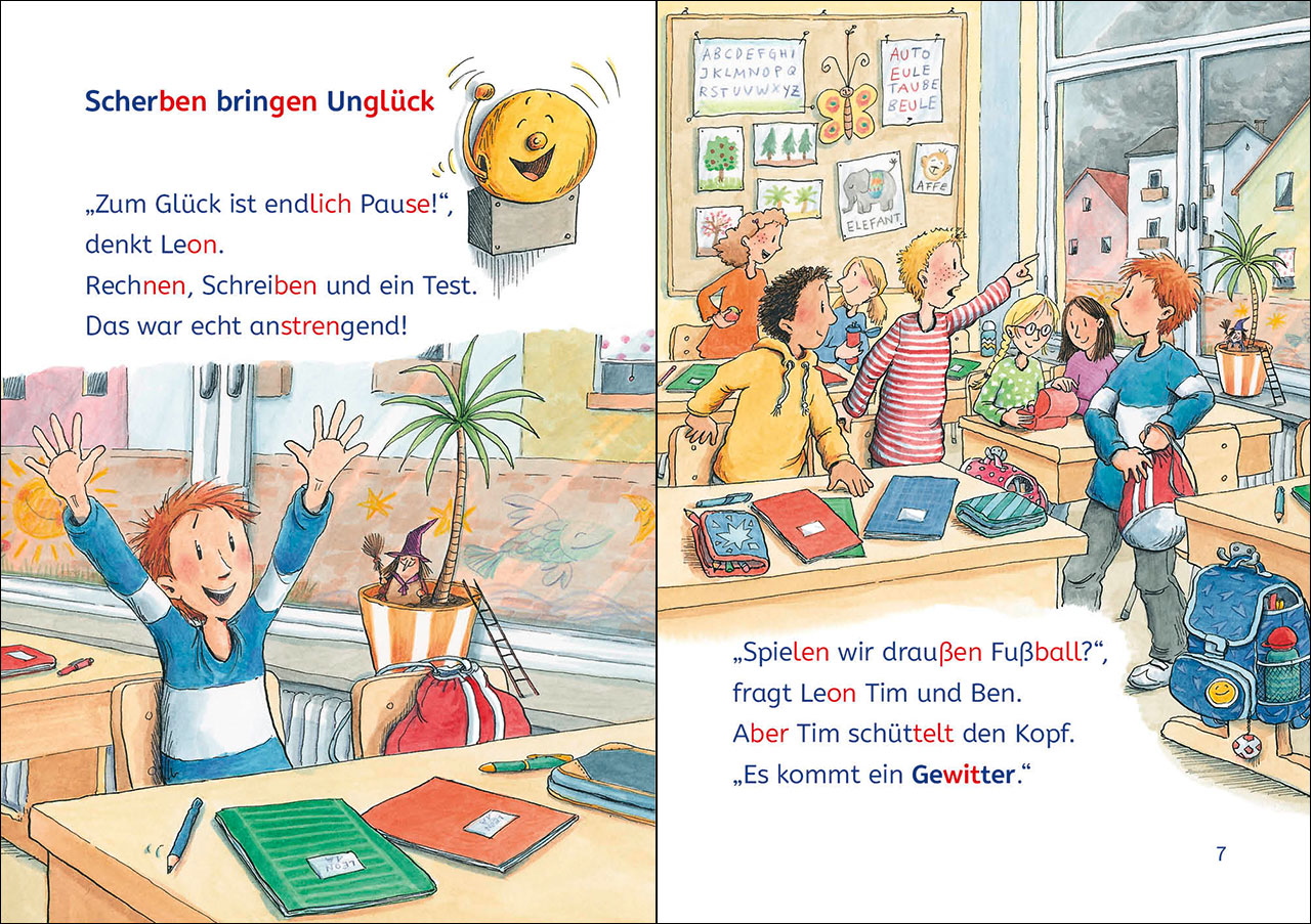 Leselöwen 1. Klasse - Hilfe, ich habe mich in meinen Lehrer verwandelt! 9783743215689_1