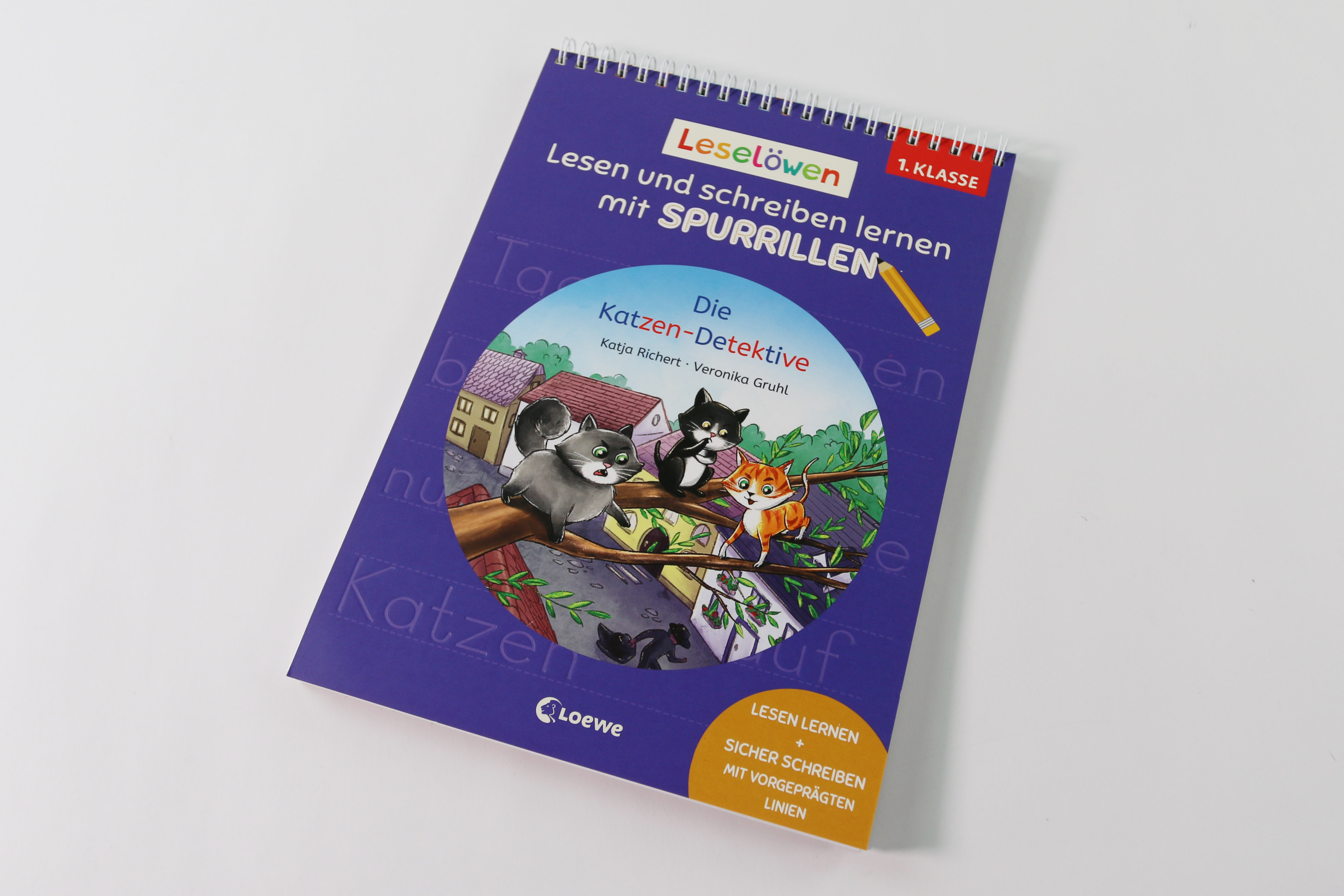Leselöwen - Lesen und schreiben lernen mit Spurrillen - Die Katzen-Detektive 9783743224025_03