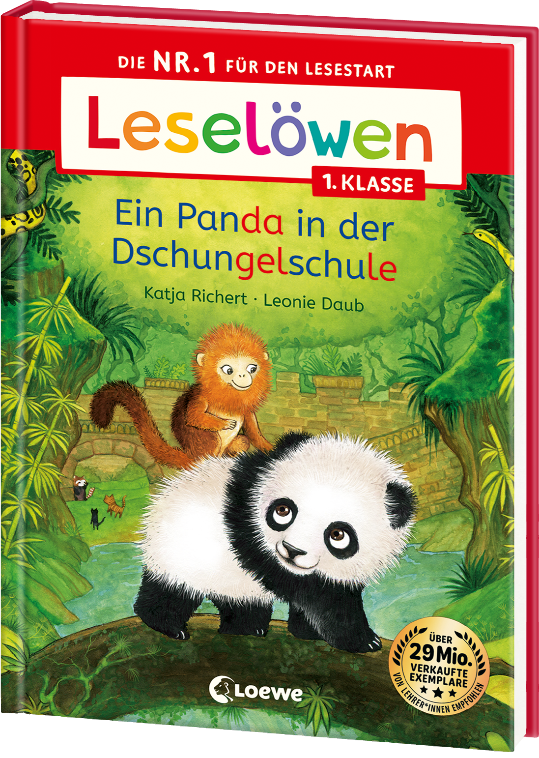 Leselöwen 1. Klasse - Ein Panda in der Dschungelschule 9783743206618
