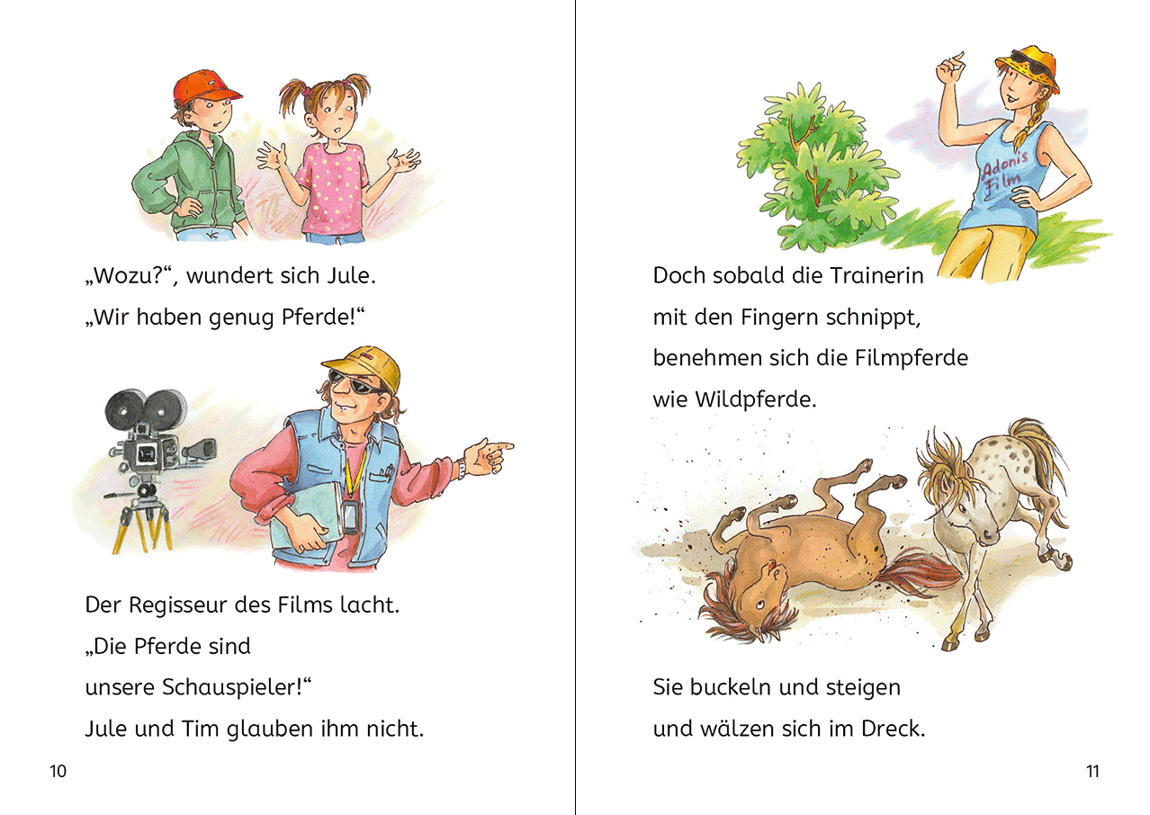 Die schönsten Leselöwen-Geschichten zum Lesenlernen - Ponys und Pferde 9783743222960_11