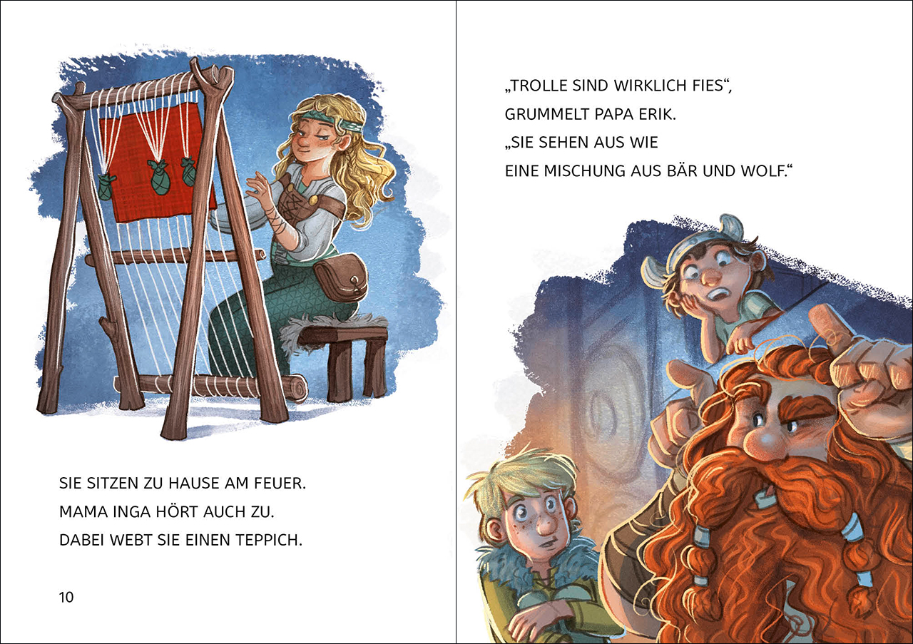 Leselöwen 1. Klasse - Der mutigste Wikinger der Welt (Großbuchstabenausgabe) 9783743212947_2