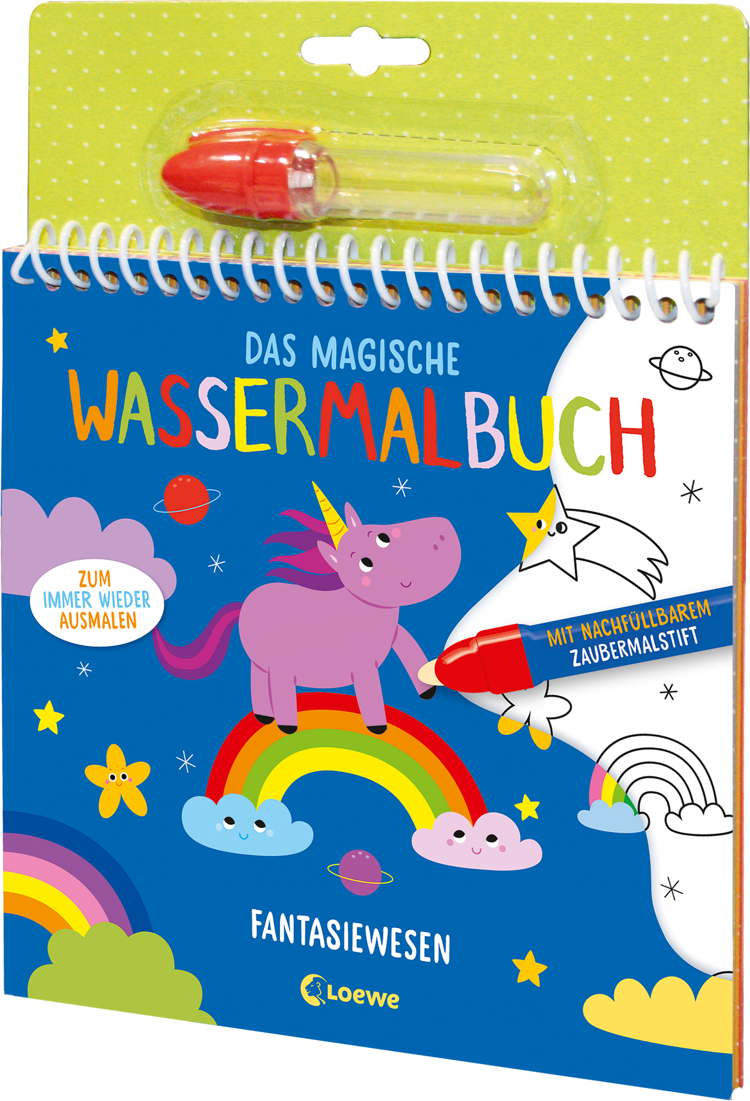 Das magische Wassermalbuch - Fantasiewesen 9783743214682 Das magische Wassermalbuch - Fantasiewesen 9783743214682