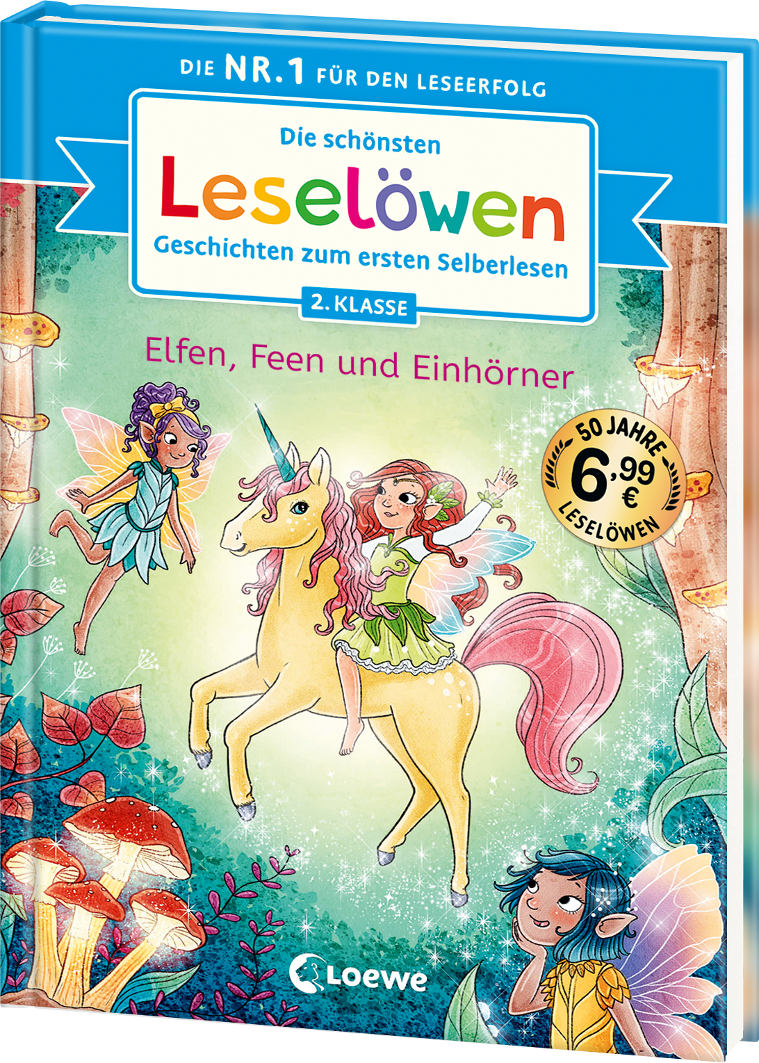 Die schönsten Leselöwen-Geschichten zum ersten Selberlesen - Elfen, Feen und Einhörner 9783743222984