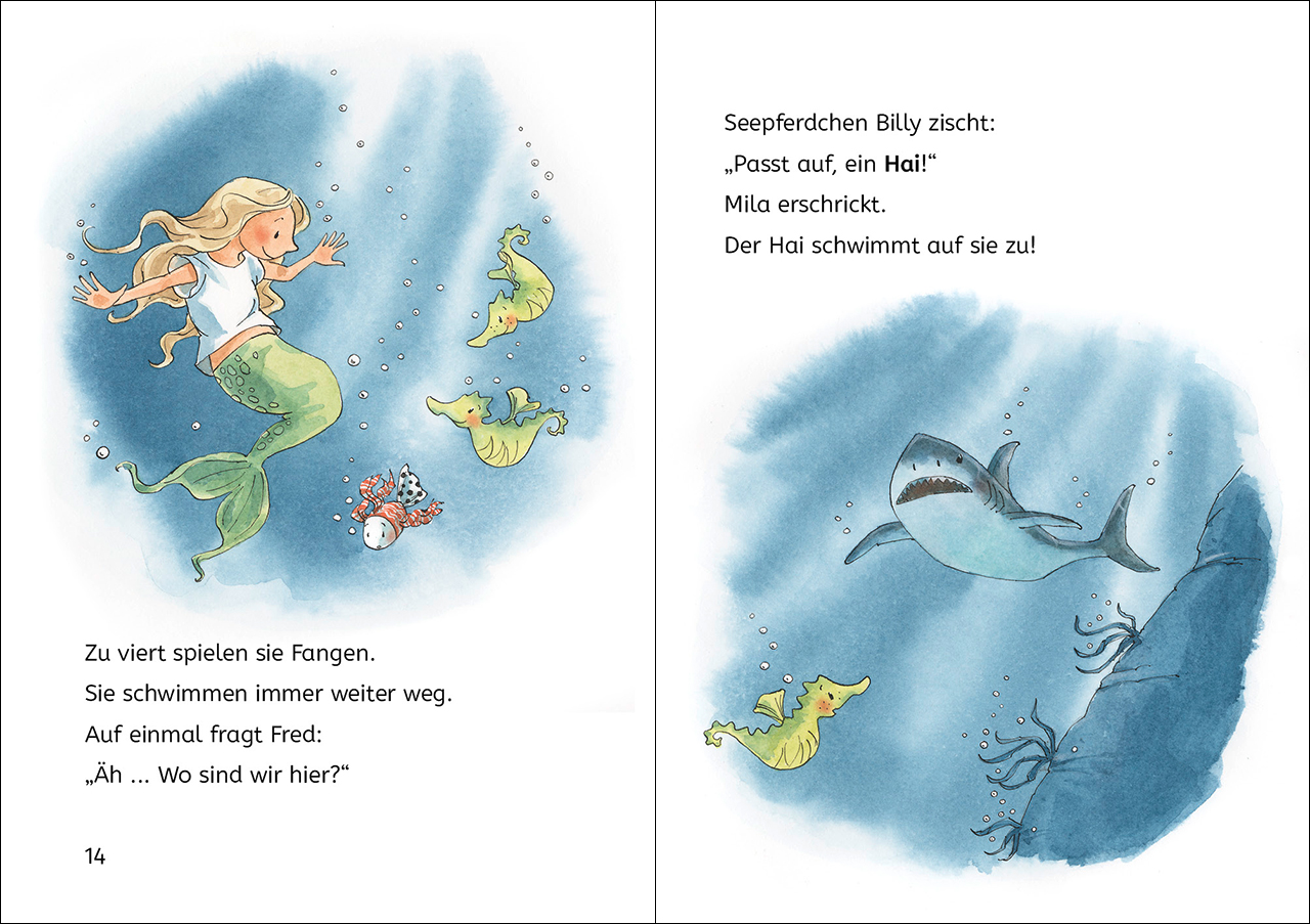 Leselöwen 1. Klasse - Das Meermädchen und der versunkene Schatz 9783743211957_4 Leselöwen 1. Klasse - Das Meermädchen und der versunkene Schatz 9783743211957_4