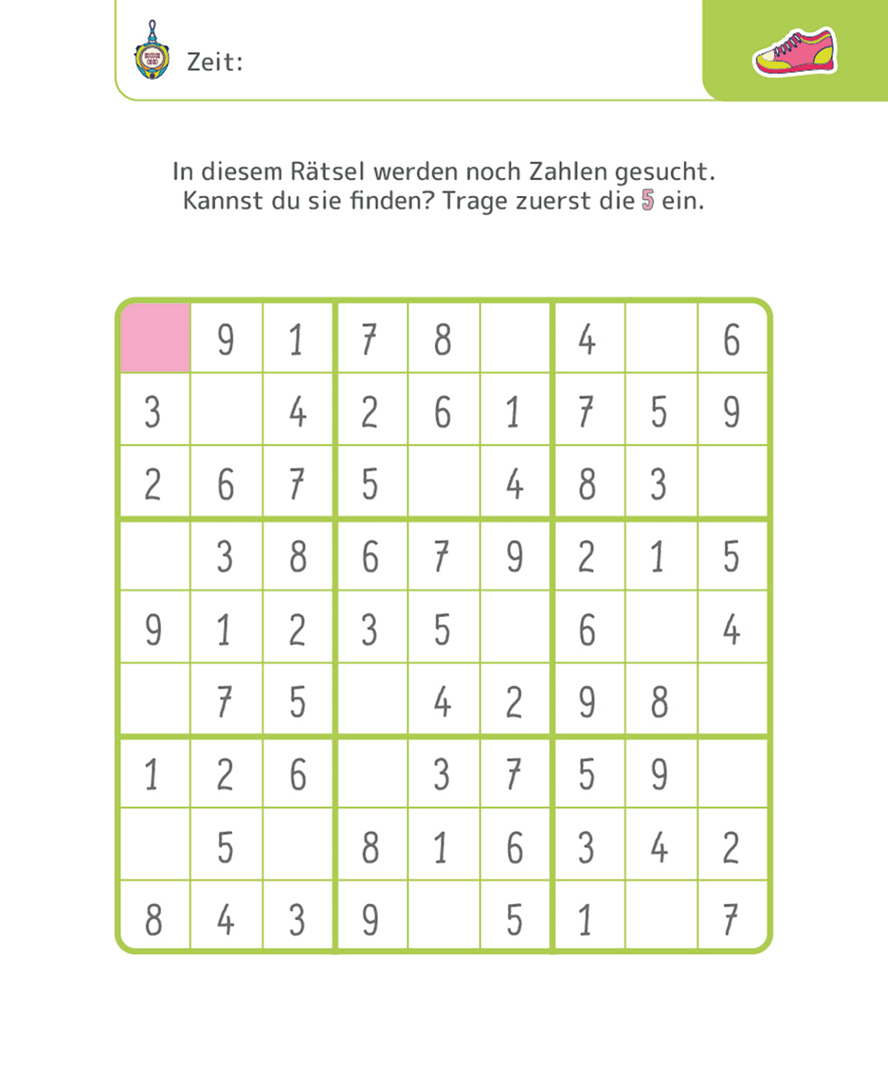 Sudokus für clevere Kids 8+ [grün] 9783743224902_12