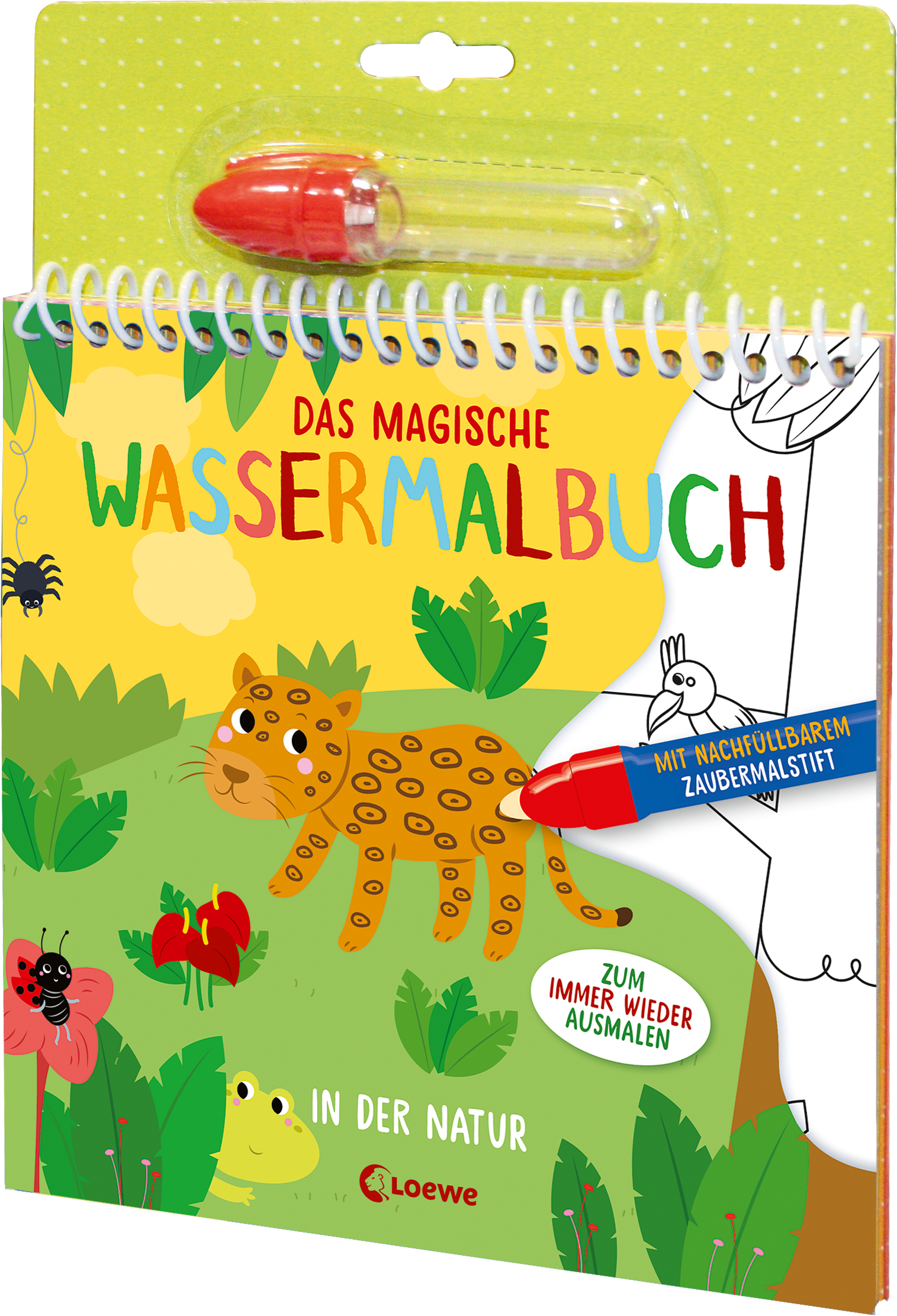 Das magische Wassermalbuch - In der Natur  9783743214712