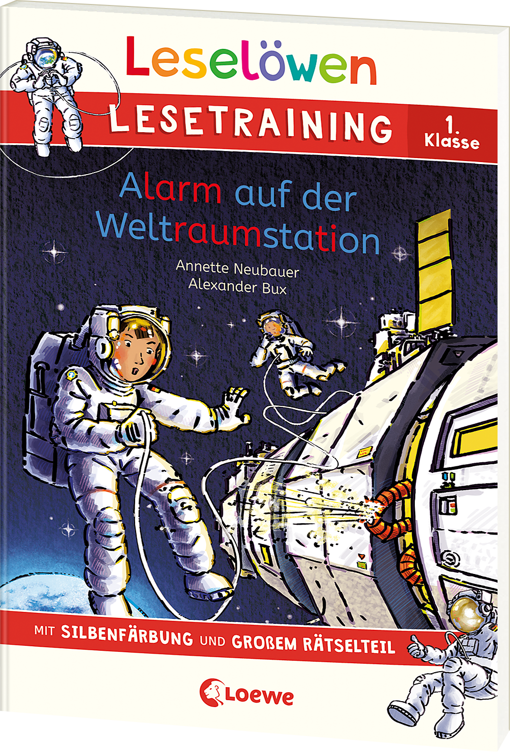 Leselöwen Lesetraining 1. Klasse - Alarm auf der Weltraumstation 9783743215306