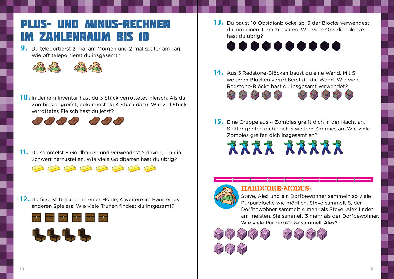 Mathe für Minecrafter - Mein extrastarkes Übungsbuch 9783743215573_4