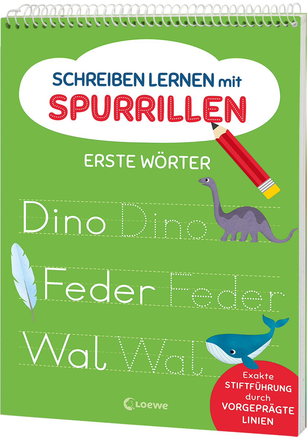 Schreiben lernen mit Spurrillen - Erste Wörter 9783743217836