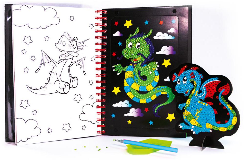 Diamond Painting - Bastelspaß mit Diamanten - Drachen 9783743215429_3 Diamond Painting - Bastelspaß mit Diamanten - Drachen 9783743215429_3