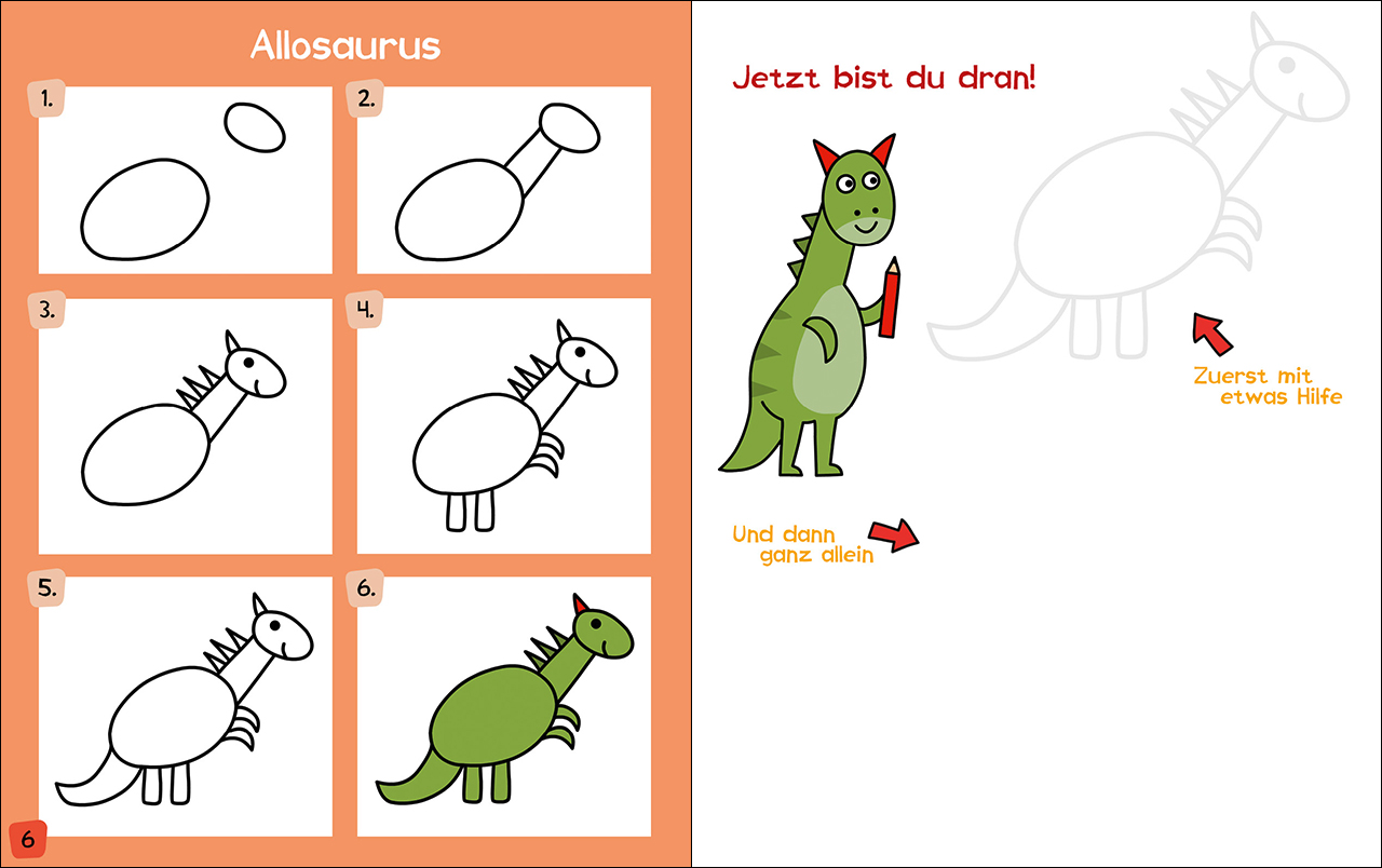 Meine erste Malschule - Dinos 9783743210356_1