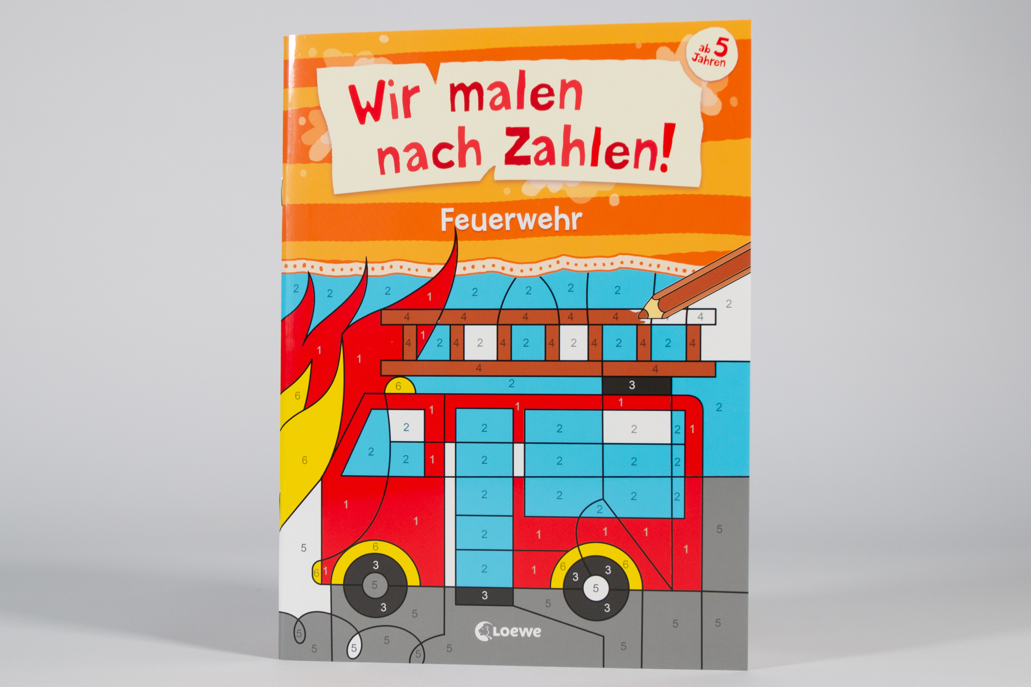 Wir malen nach Zahlen! - Feuerwehr 9783743218383_1