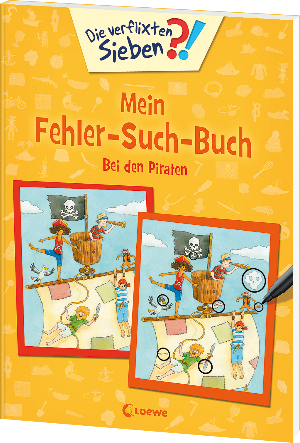 Die verflixten Sieben - Mein Fehler-Such-Buch - Bei den Piraten 9783743200647