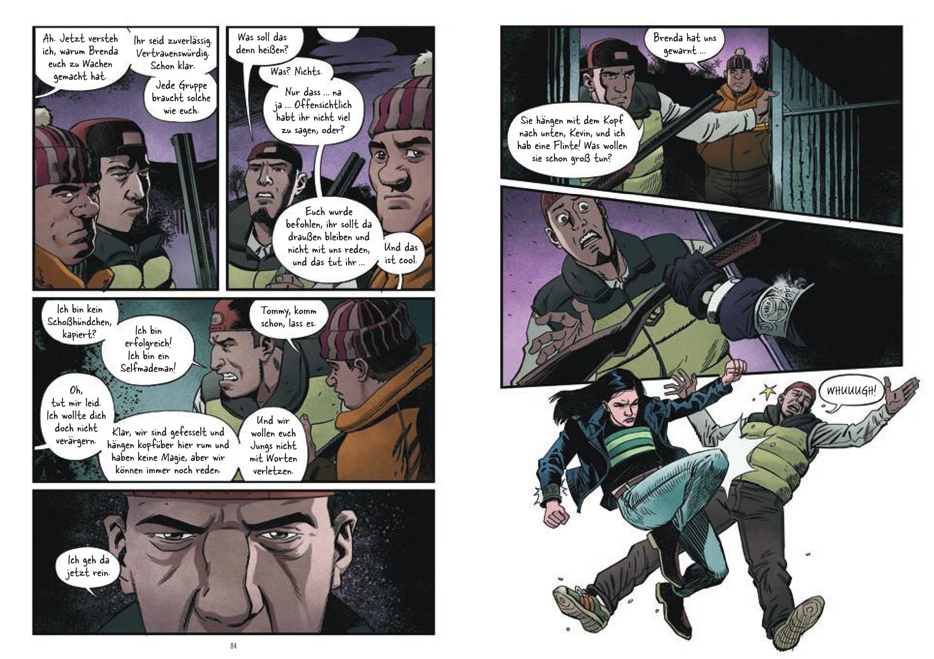 Innenseite der Graphic Novel Skulduggery Pleasant: Bad Magic