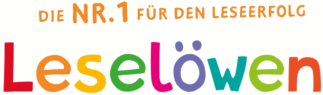 Lesen lernen mit Leseloewen und Bildermaus; Leseloewen Slogan Die Nr.1 fuer den Leseerfolg mit dem Leseloewen-Logot
