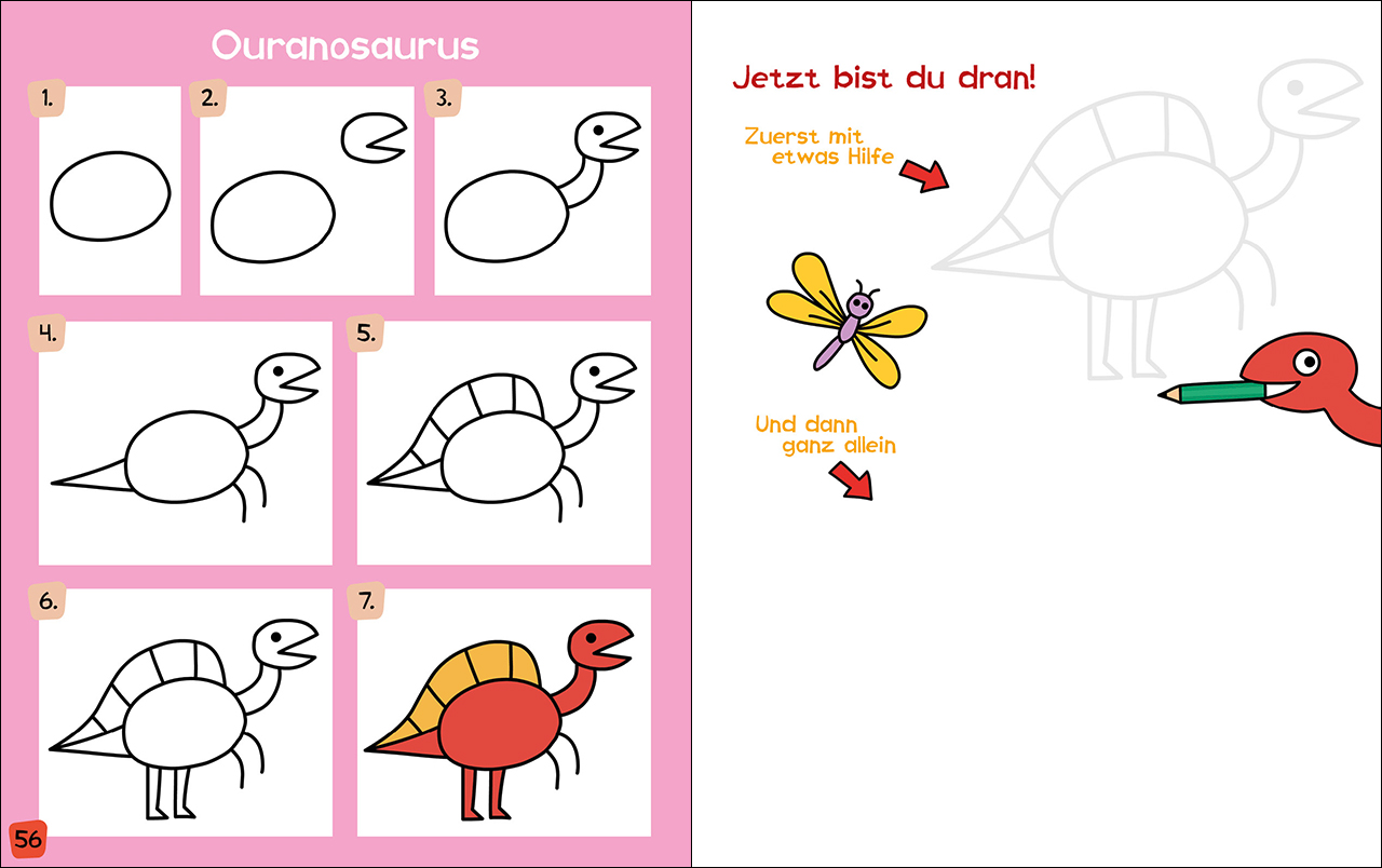 Meine erste Malschule - Dinos 9783743210356_4