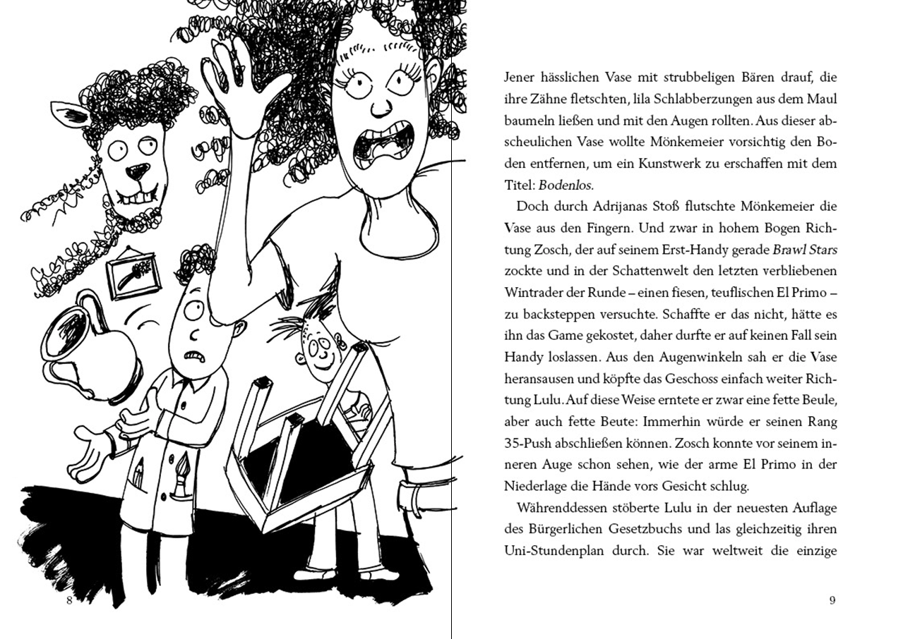 Crazy Family (Band 5) - Die Hackebarts rocken die Schule 9783743220706_11