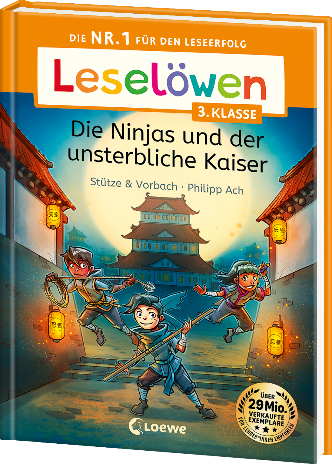 Leselöwen 3. Klasse - Die Ninjas und der unsterbliche Kaiser 9783743215078