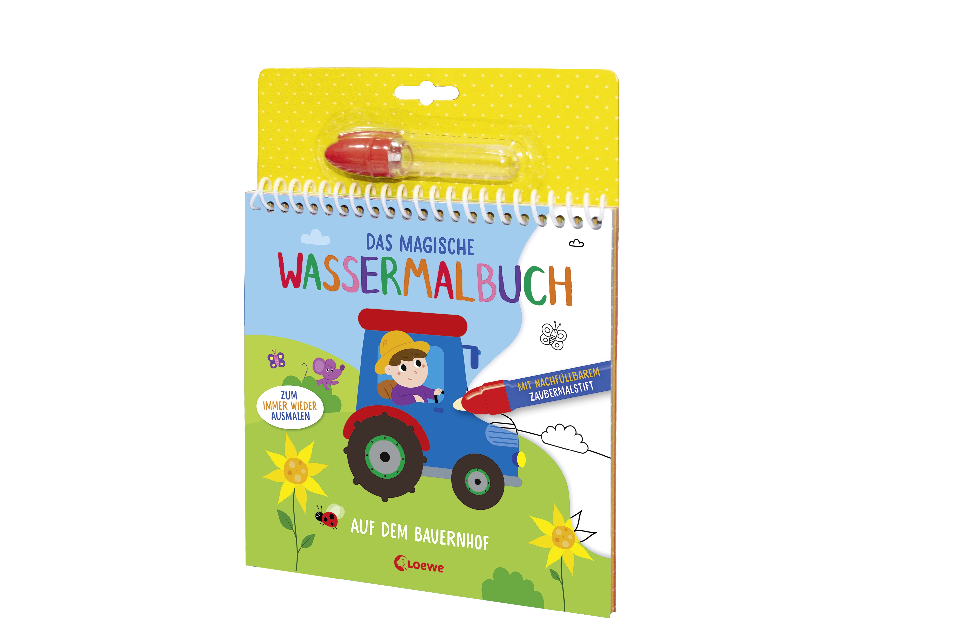 Das magische Wassermalbuch - Auf dem Bauernhof