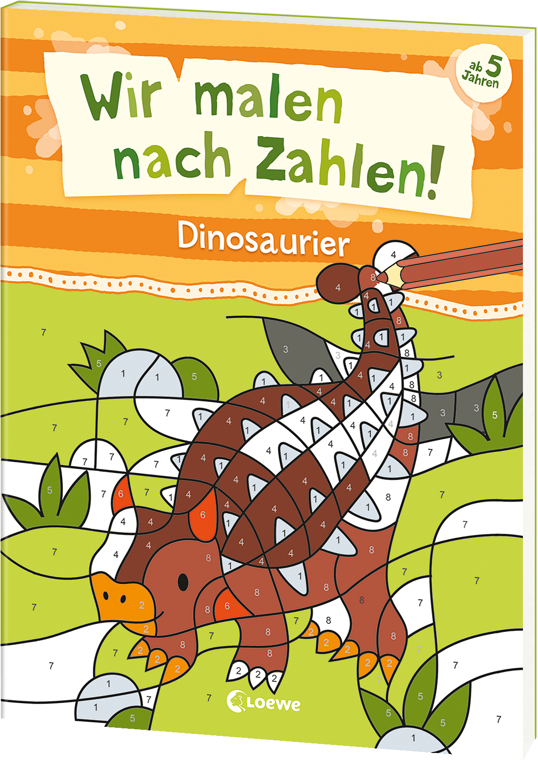 Wir malen nach Zahlen! - Dinosaurier 9783743215764