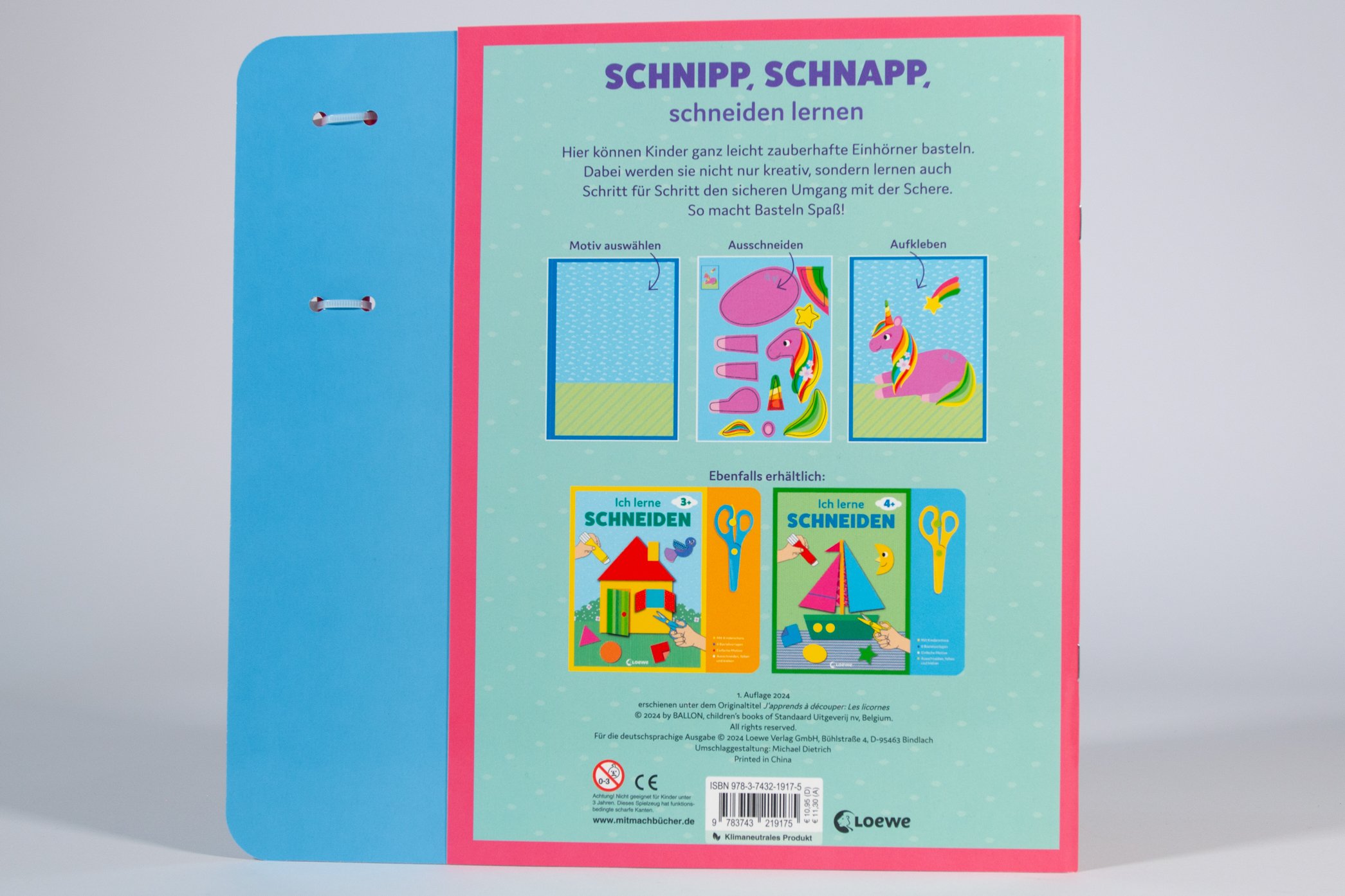 Ich lerne schneiden - Zauberhafte Einhörner 9783743219175_2