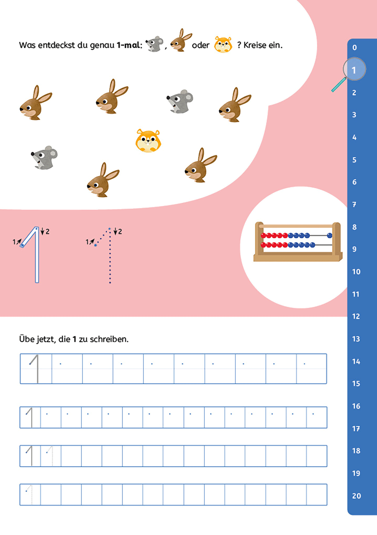 Schreiben lernen mit Spurrillen und Zauberstift - Zahlen 9783743226760_12
