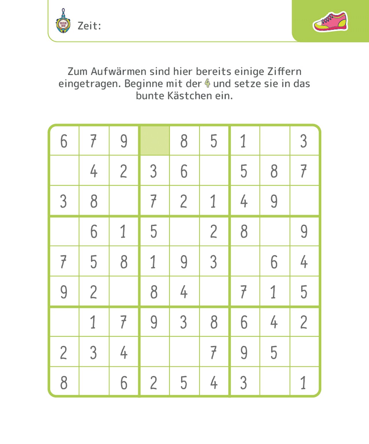 Sudokus für clevere Kids 8+ [grün] 9783743224902_11