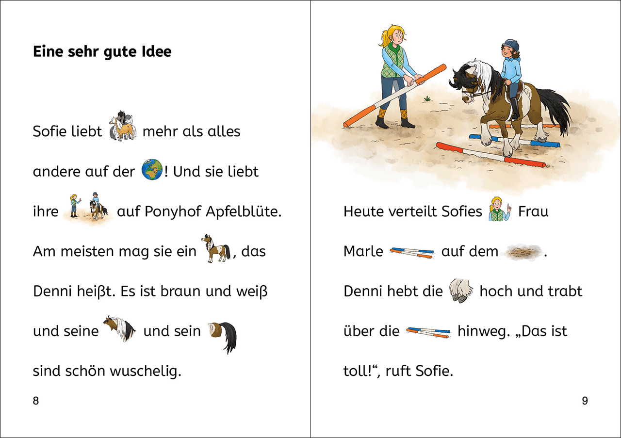 Bildermaus - Willkommen auf Ponyhof Apfelblüte  9783743211940_1