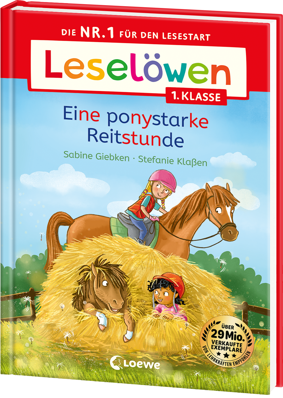 Cover von Leseloewen 1.Klasse; Eine ponystarke Reitstunde, Linkziel: Titeldetailseite des Buches