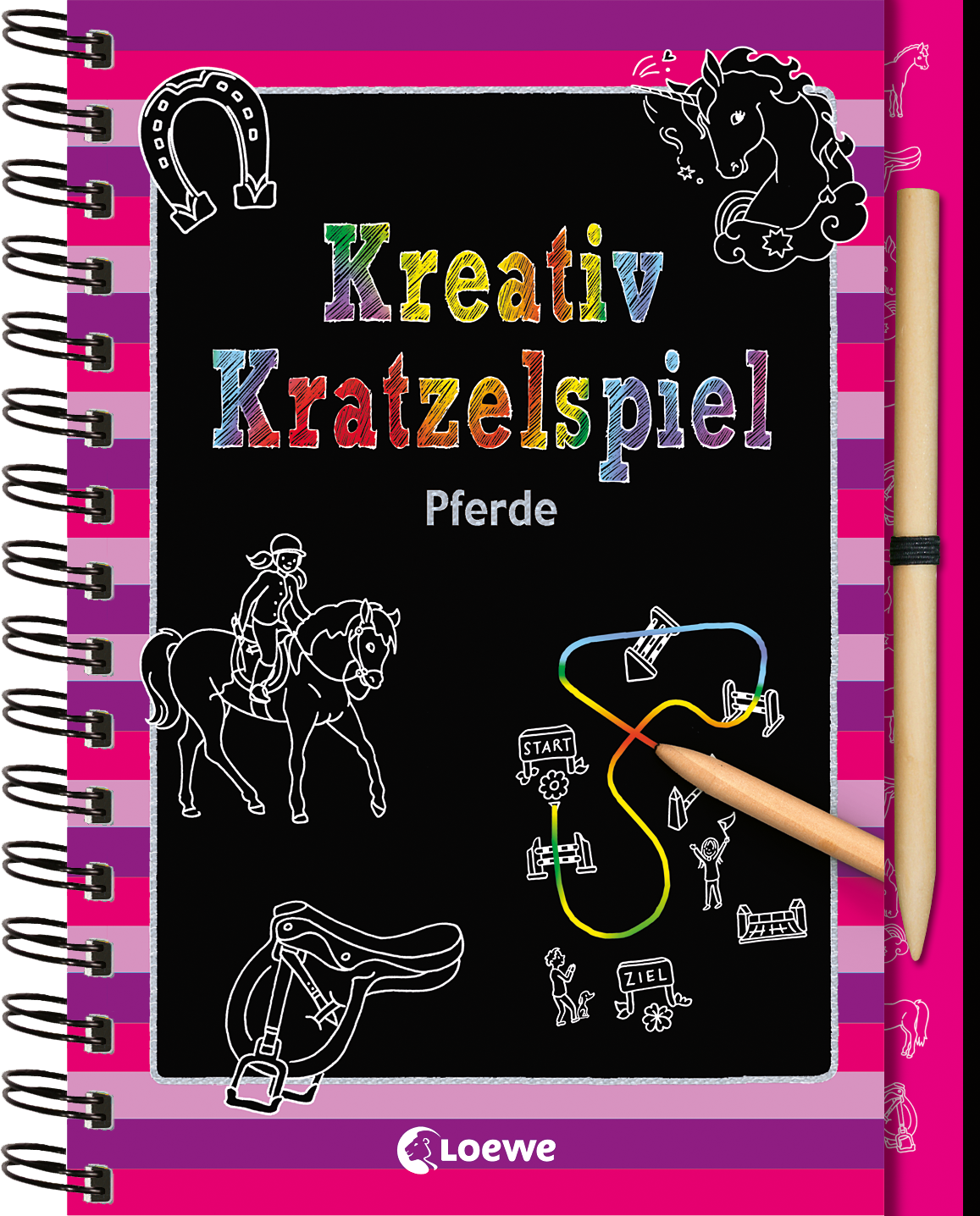 Kreativ-Kratzelspiel: Pferde 9783785581117