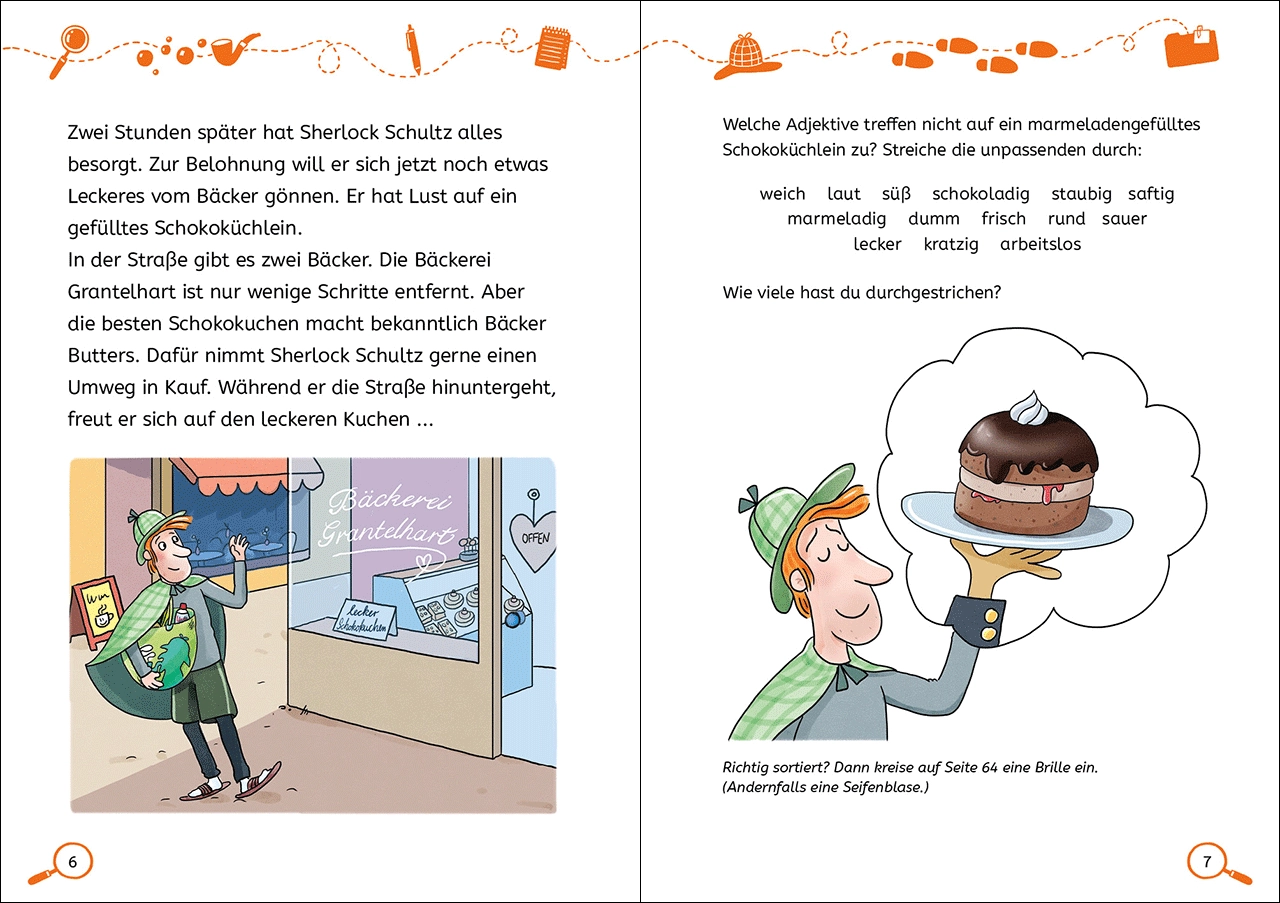 Deutsch-Lernkrimi - Sherlock Schultz und die Torten-Verschwörung  9783743217065_12