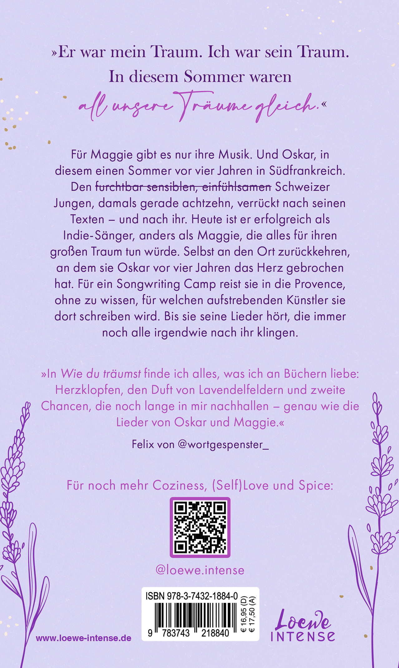 Fleur de Lavande (Band 3) - Wie du träumst 9783743218840_01