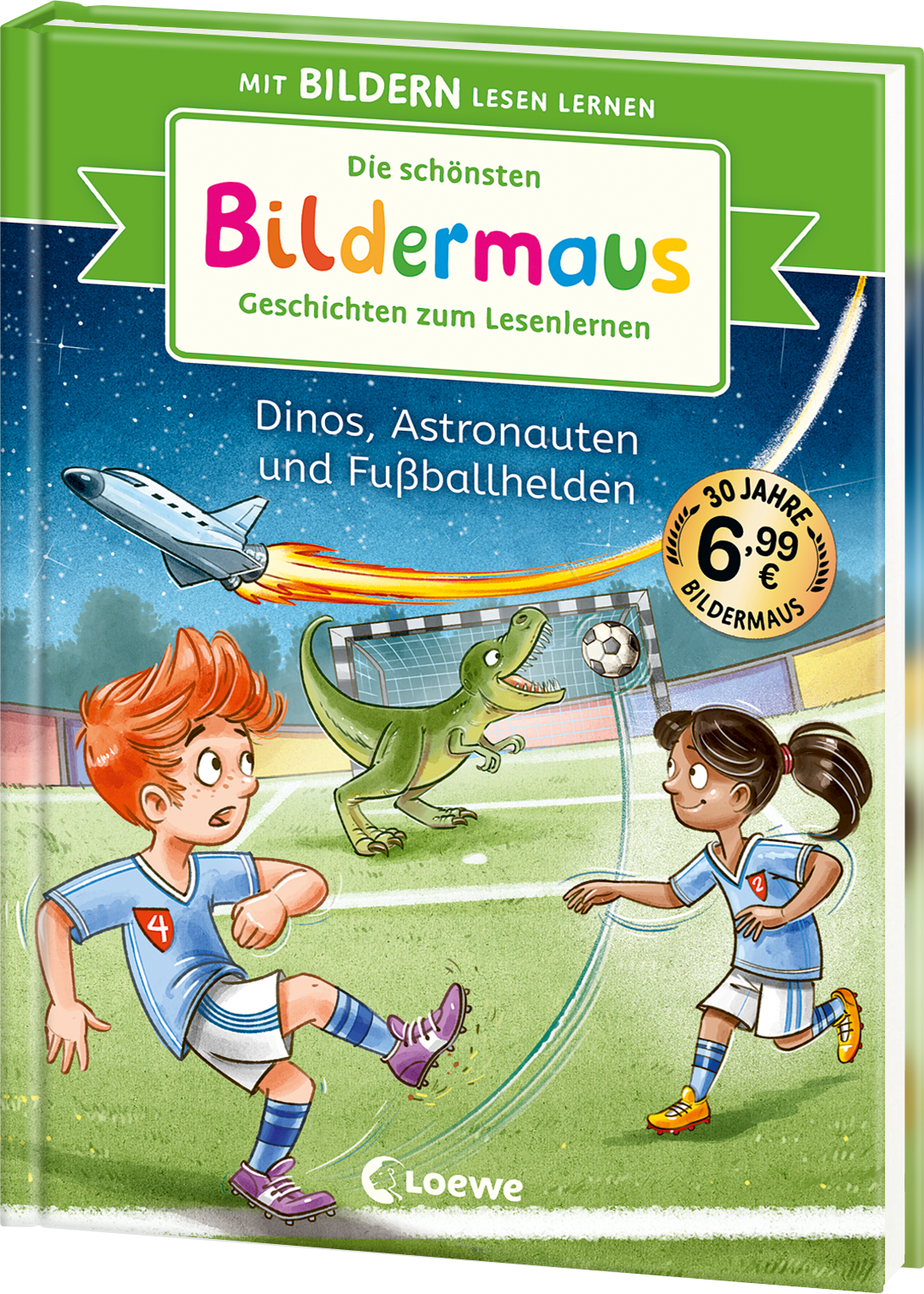 Die schönsten Bildermaus-Geschichten zum Lesenlernen - Dinos, Astronauten und Fußballhelden 9783743223004