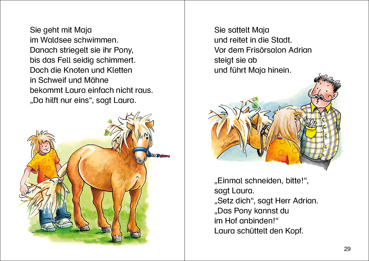 Leselöwen - Das Original -
7-Minuten-Geschichten zum Lesenlernen - Im Galopp ins Ponyglück 9783743215276_3