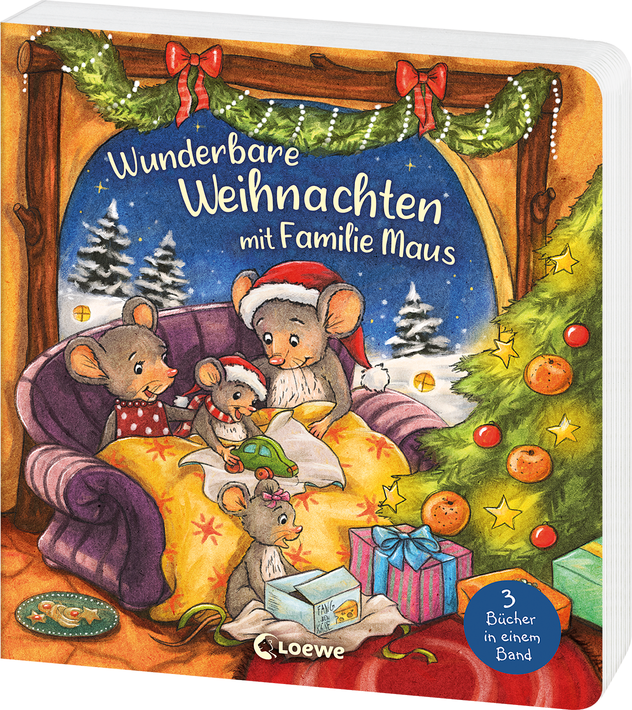 Wunderbare Weihnachten mit Familie Maus 9783743218628 Wunderbare Weihnachten mit Familie Maus 9783743218628
