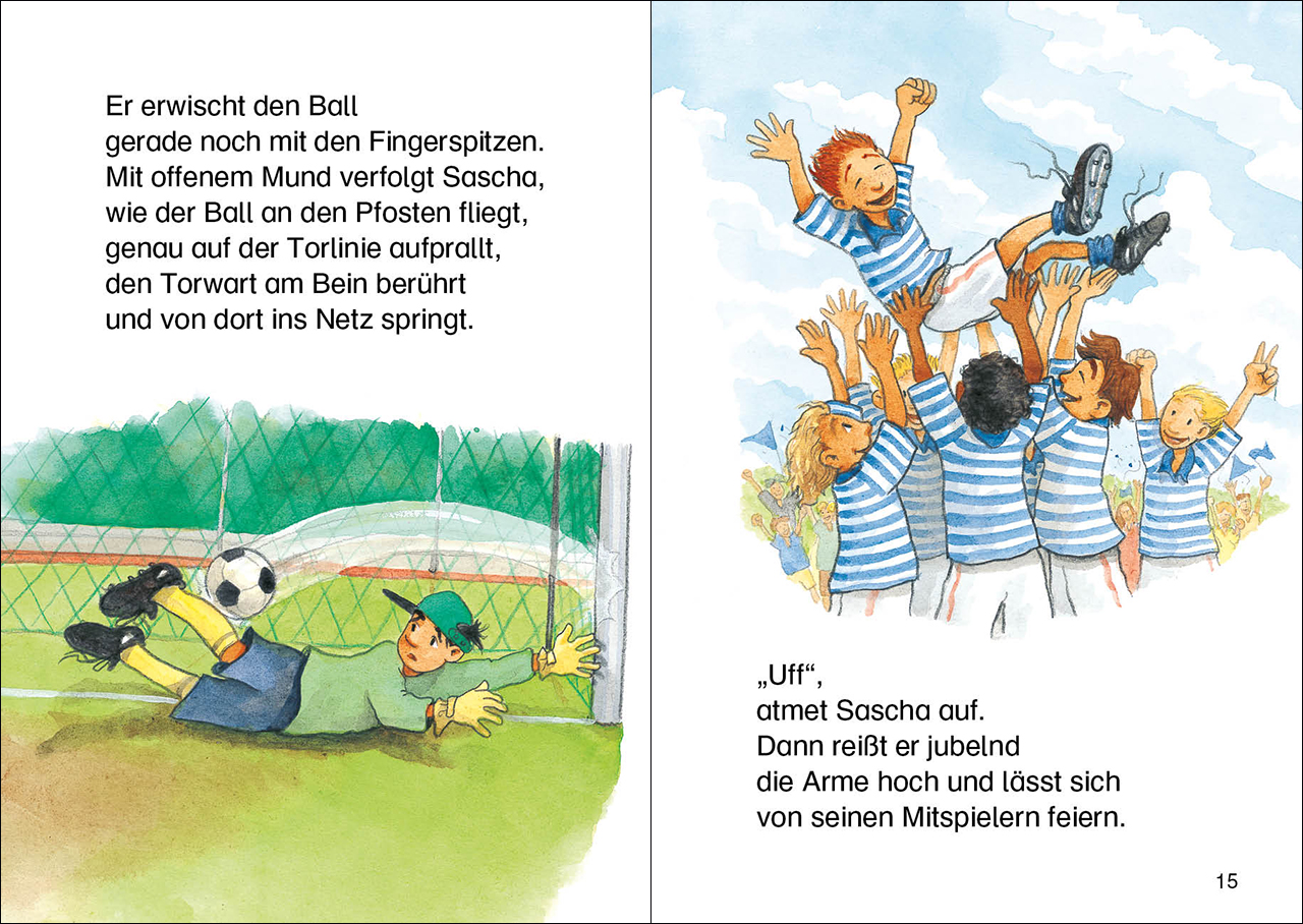Leselöwen - Das Original - 7-Minuten-Geschichten zum Lesenlernen - Fußball, Tore, Meisterträume 9783743212954_3