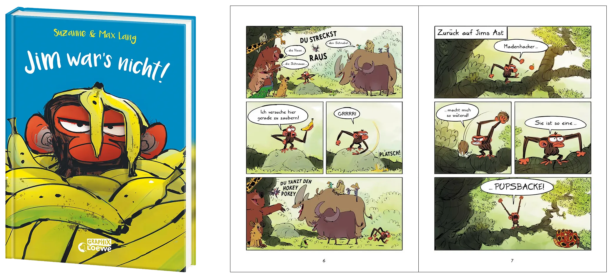 Cover + Innenseite aus Jim war's nicht, Linkziel: Titeldetailseite Jim war's nicht