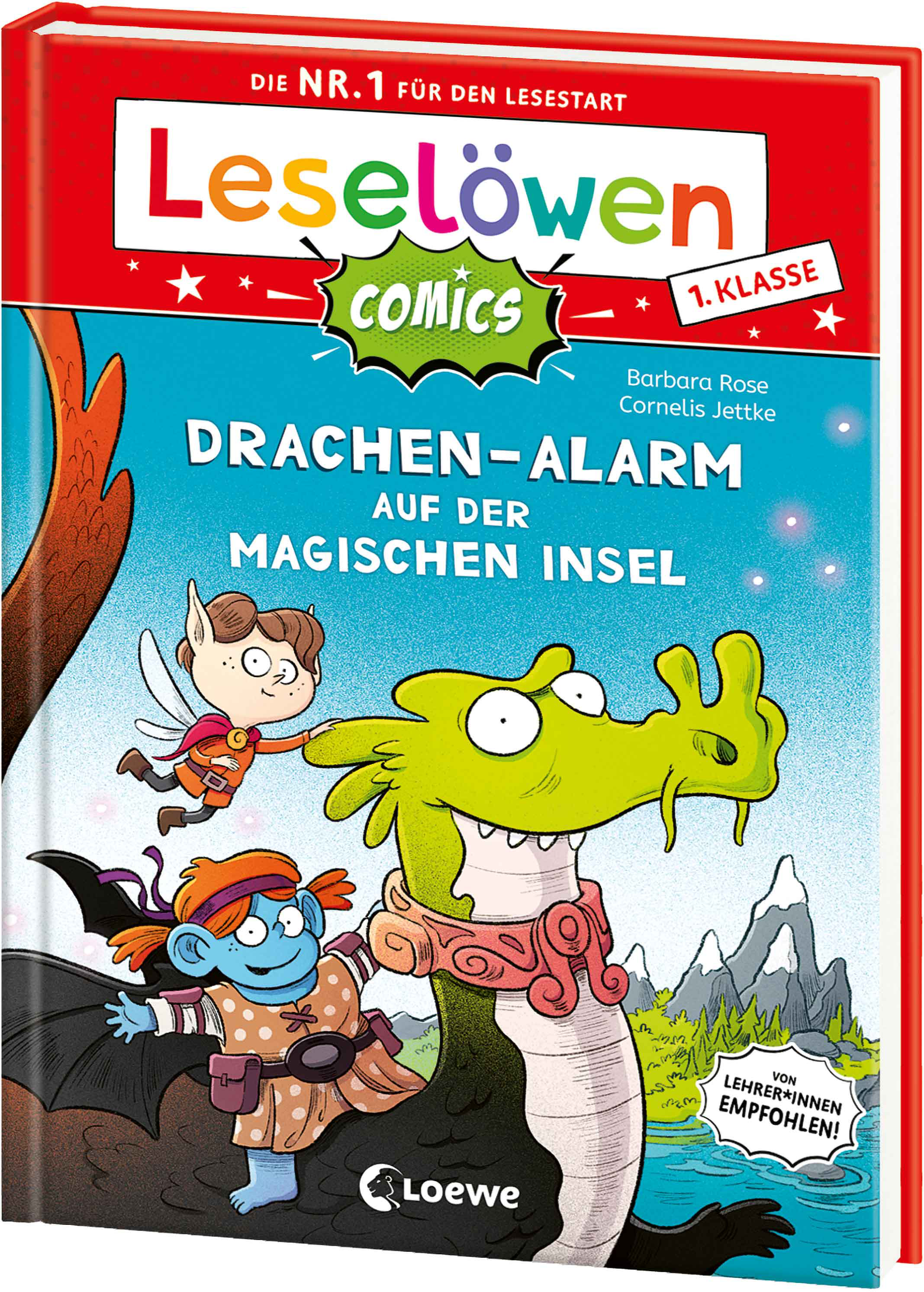Leselöwen Comics 1. Klasse - Drachen-Alarm auf der magischen Insel 9783743221116