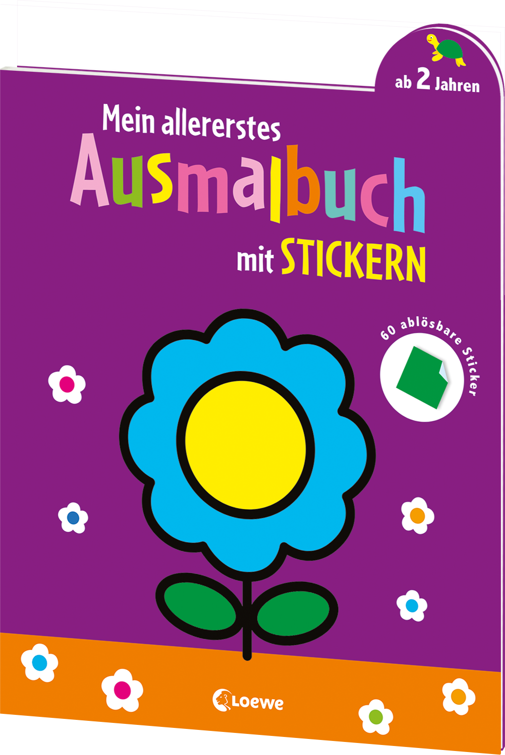 Mein allererstes Ausmalbuch mit Stickern (Blume) 9783743210288