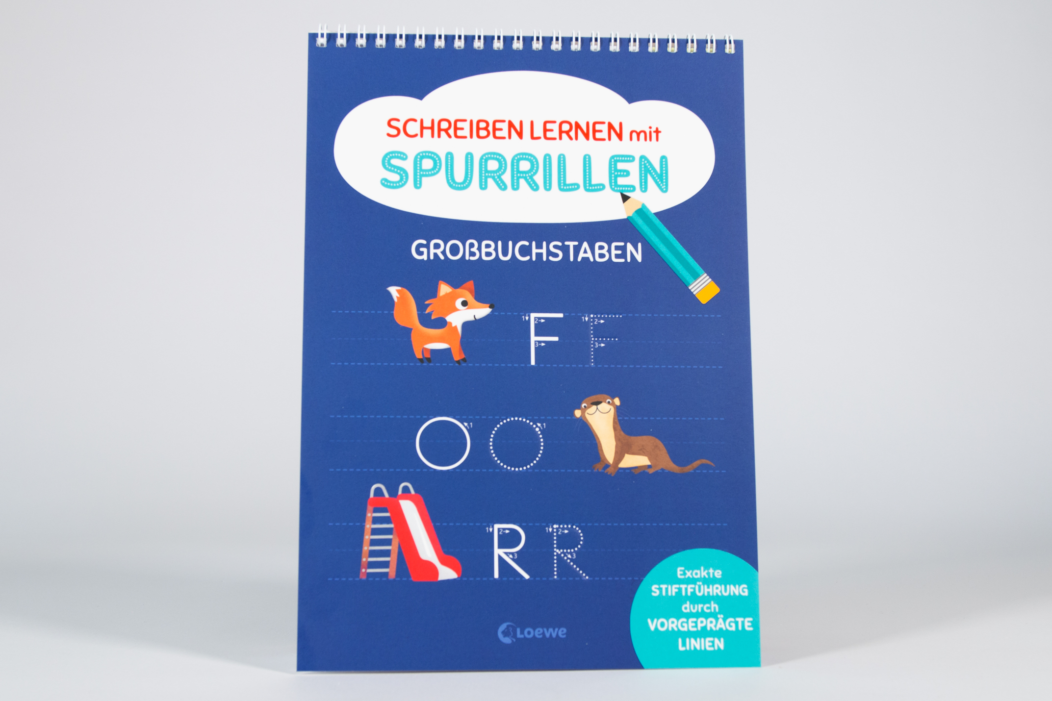 Schreiben lernen mit Spurrillen - Großbuchstaben 9783743217843_1