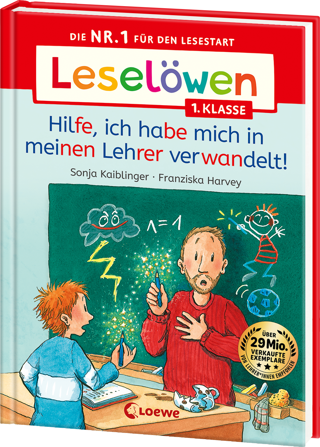 Leselöwen 1. Klasse - Hilfe, ich habe mich in meinen Lehrer verwandelt! 9783743215689