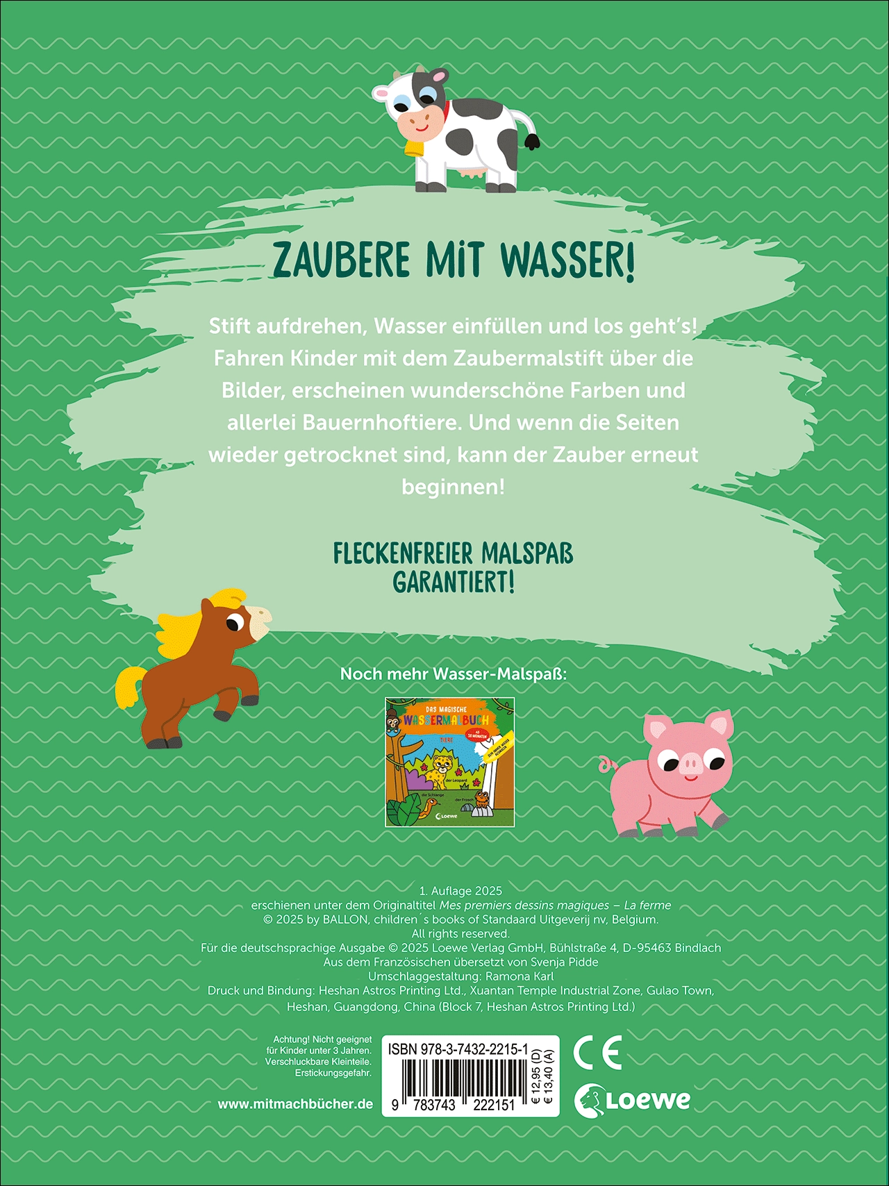 Das magische Wassermalbuch - Bauernhof 9783743222151_01