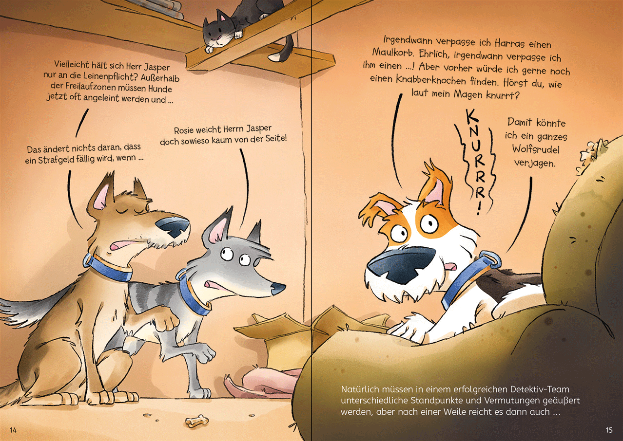 Kommissar Pfote ermittelt (Band 1) - Schnüffler mit Schnauze 9783743221758_14